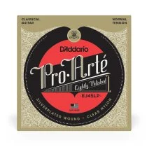 D'Addario EJ45LP プロアルテ コンポジット ライトポリッシュ ノーマルテンション クラシックギター弦 パッケージ