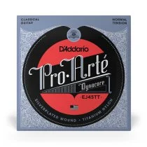 D'Addario EJ45TT プロアルテ チタニウム ダイナコア ノーマルテンション クラシックギター弦 パッケージ