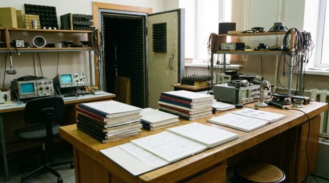 音響物理学の研究室の画像