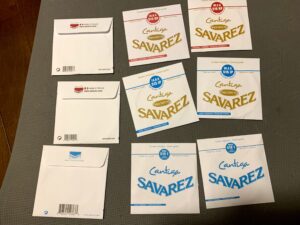 サバレス　カンティーガ　プレミアム(Savarez Cantiga Premium)のパッケージの裏