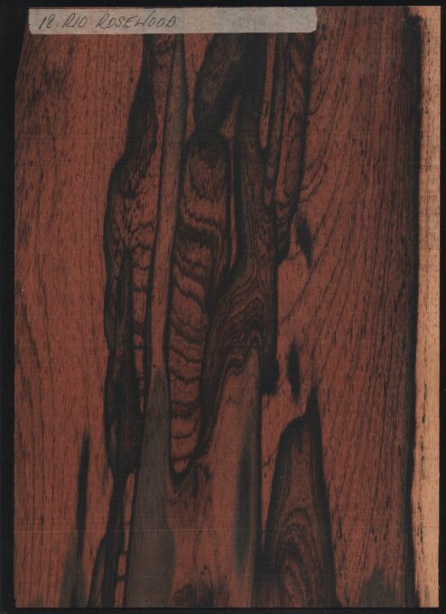 ハカランダの木目