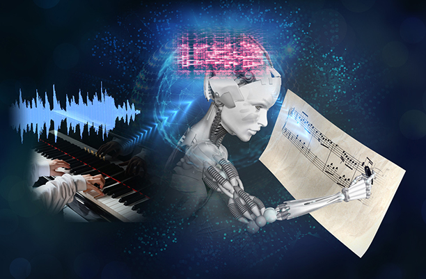 自動採譜するAIの画像
