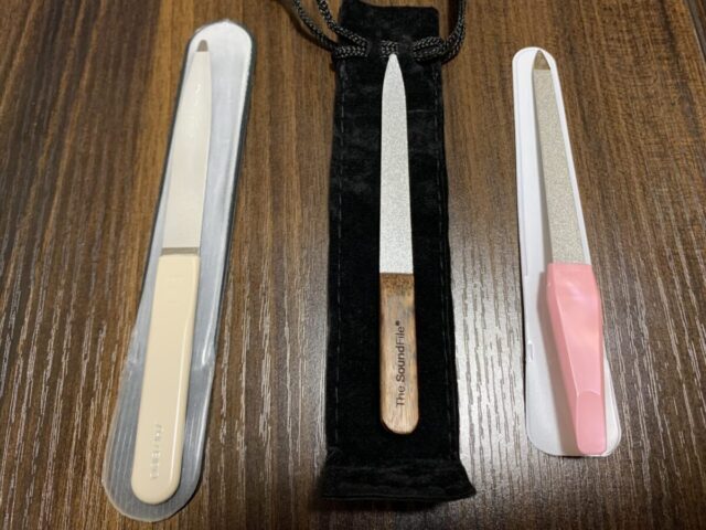 サウンドファイル、資生堂 NA501、貝印の爪ヤスリ