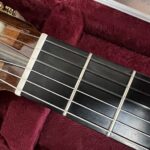 水牛骨で新しく作り直したクラシックギターのナット