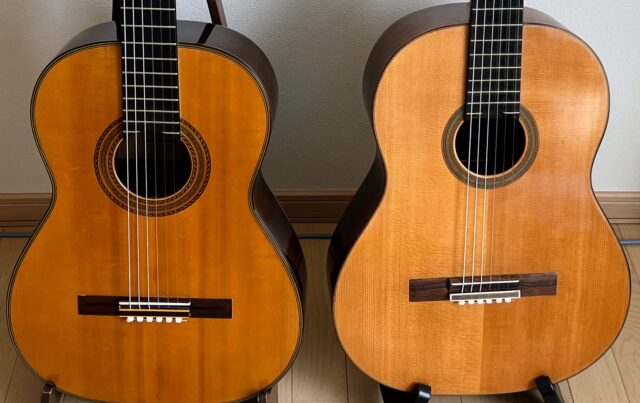 ヘスス・ベレサール・ガルシアとヘルマン・ハウザー2世のギターの画像