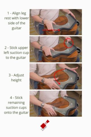 Le Supportの取り付けと高さ調整