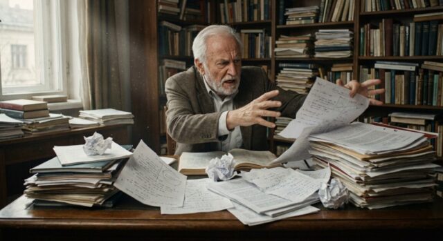 論文の内容を否定する画像