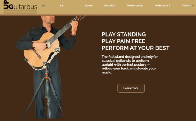 UpGuitarbusの公式サイト