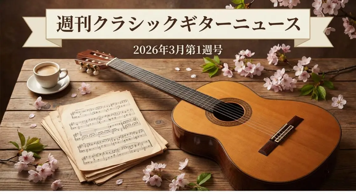 クラシックギターニュース2026年3月第1週の画像