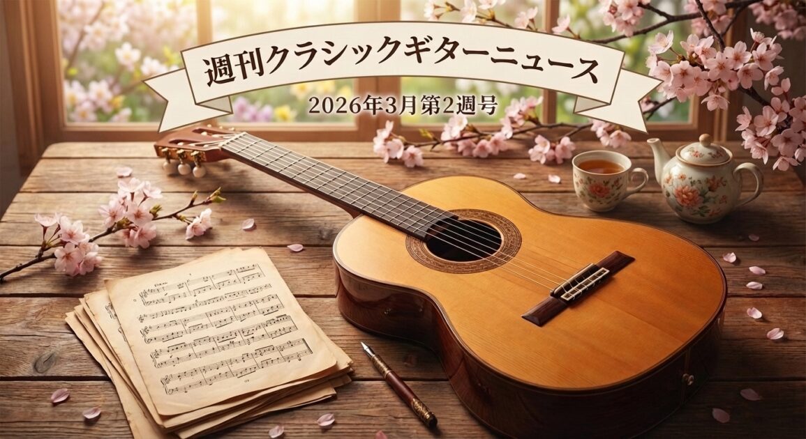 クラシックギターニュース2026年3月第2週の画像