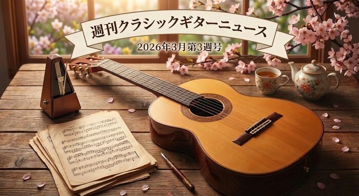 クラシックギターニュース2026年3月第3週の画像