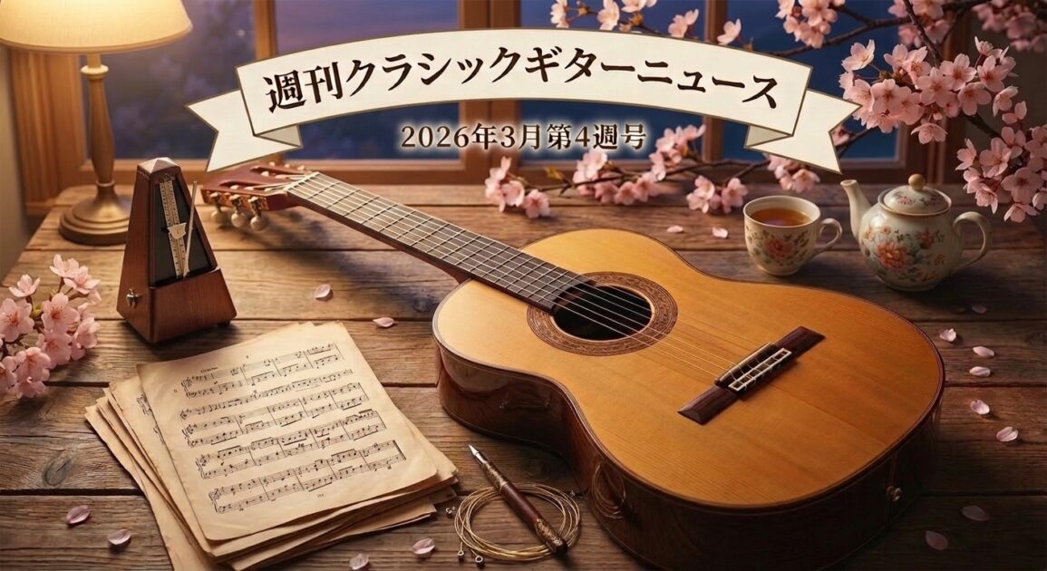 クラシックギターニュース2026年3月第4週の画像