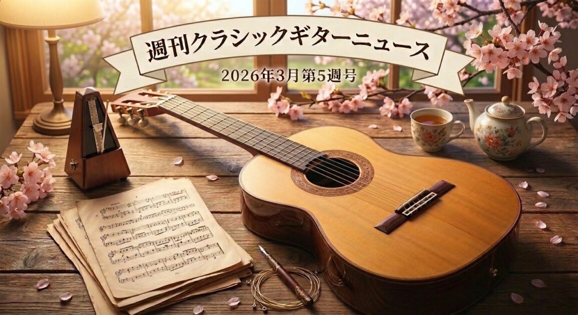 クラシックギターニュース2026年3月第5週の画像
