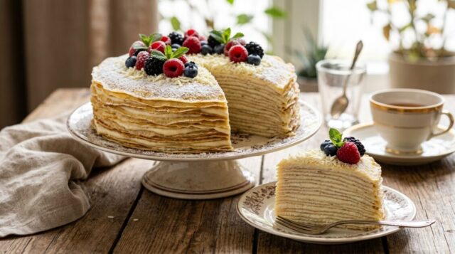 ミルクレープの画像