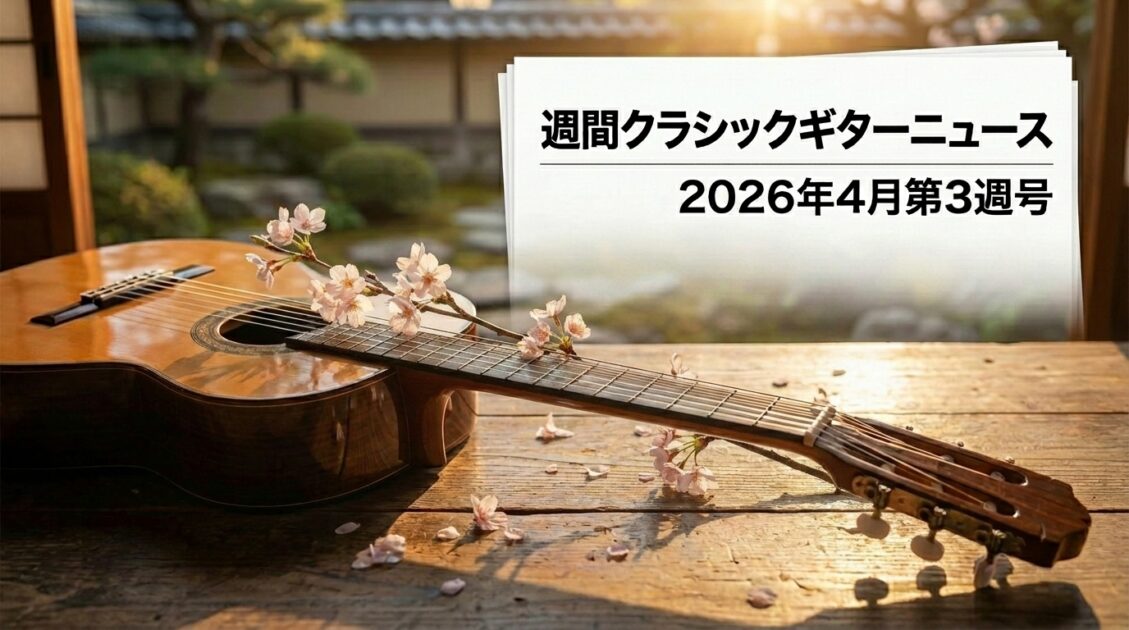 週刊クラシックギターニュース2026年4月第3週号の画像