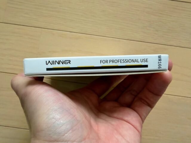 Winner WR166-Nのパッケージ横の画像その1