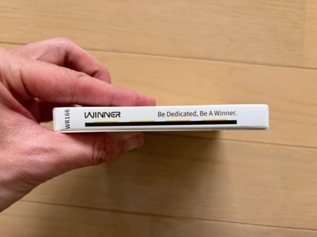 Winner WR166-Nのパッケージ横の画像その2