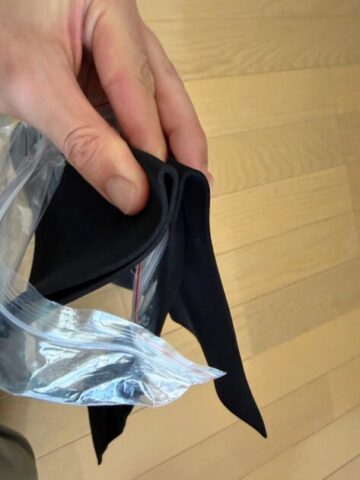 オプティマ ピッカーズクロスとTenor TASPの厚み比較