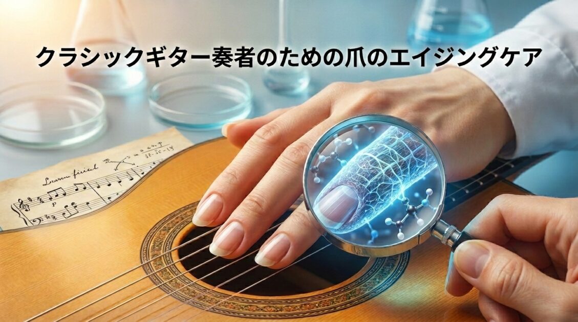 クラシックギター奏者のための爪のエイジングケアの画像