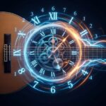 クラシックギター演奏時の時間の認知が狂ってしまうイメージ画像